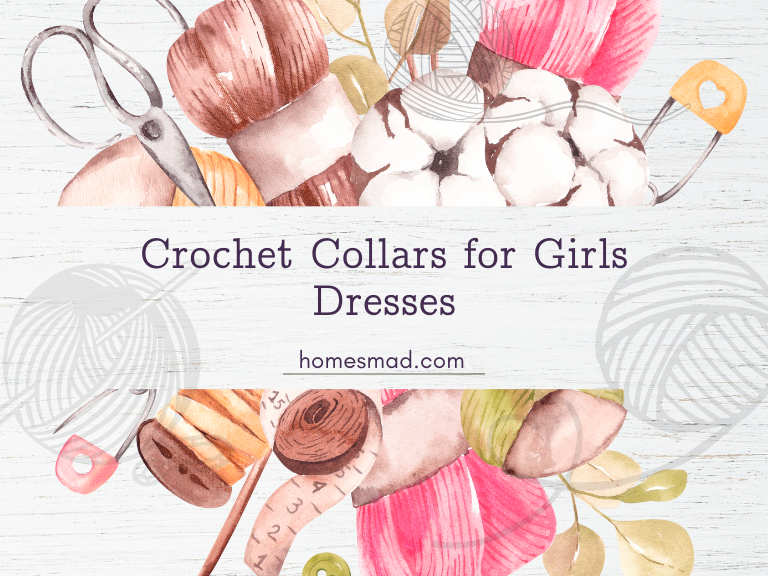 Crochet Collars for Girls Dresses