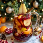 Christmas Sangria with Prosecco