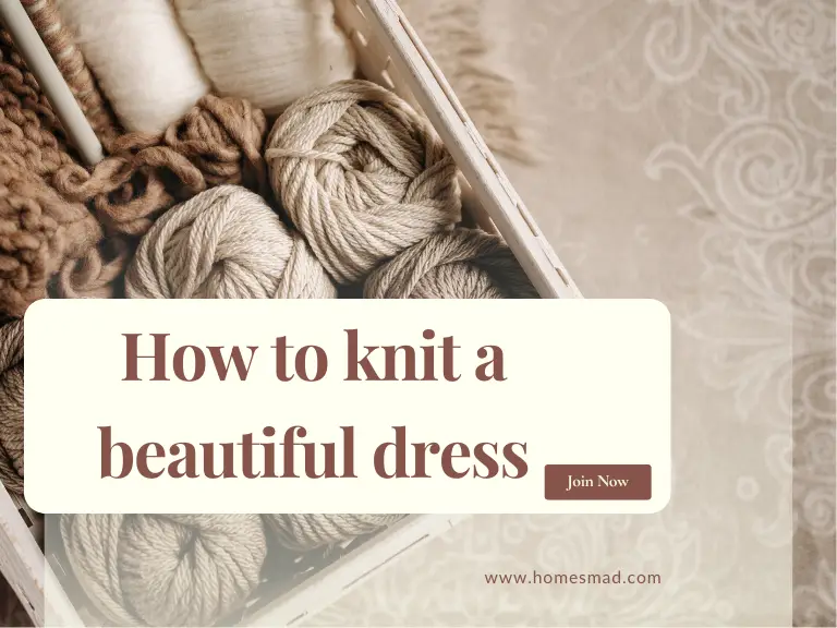 How to knit a beautiful dress