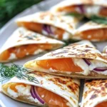 Smoked Salmon Mini Quesadillas