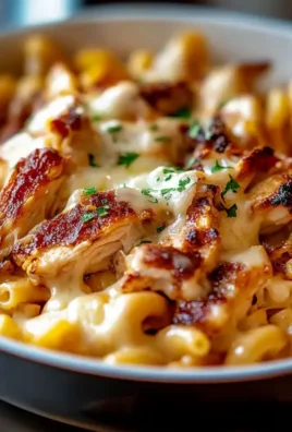 Shredded BBQ Chicken Mac and Cheese