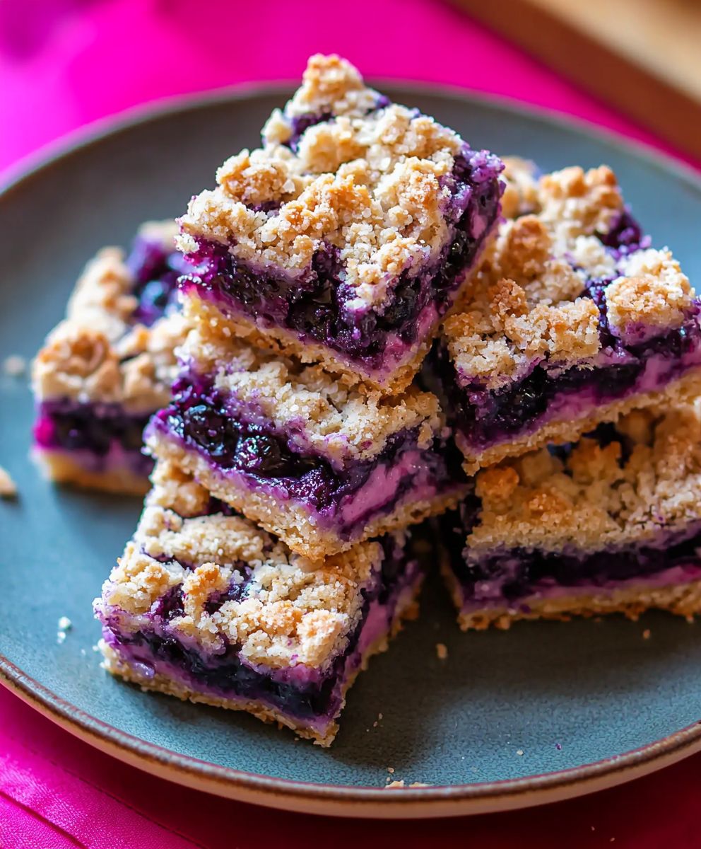 Blueberry Crumble Bars