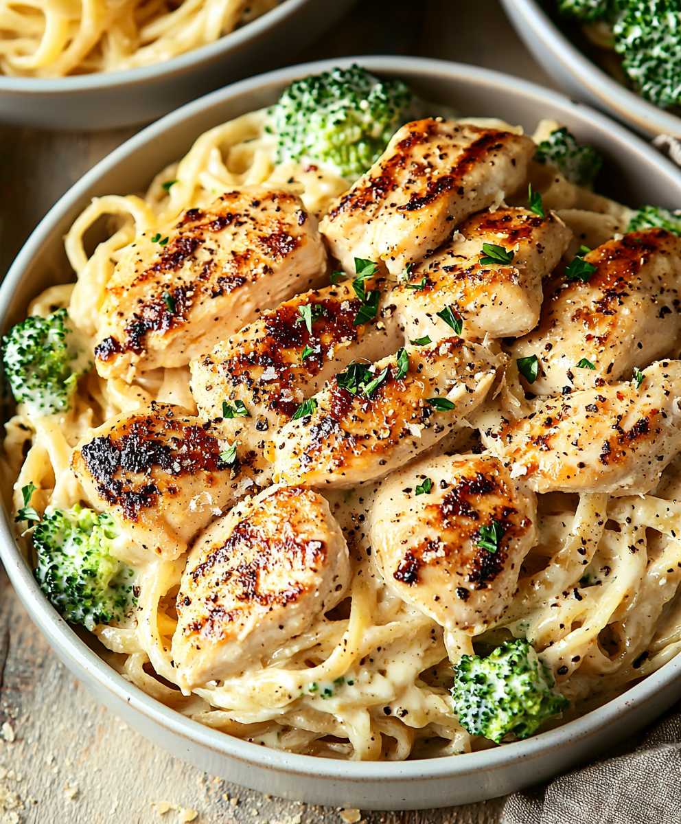 Low Calorie Chicken Alfredo