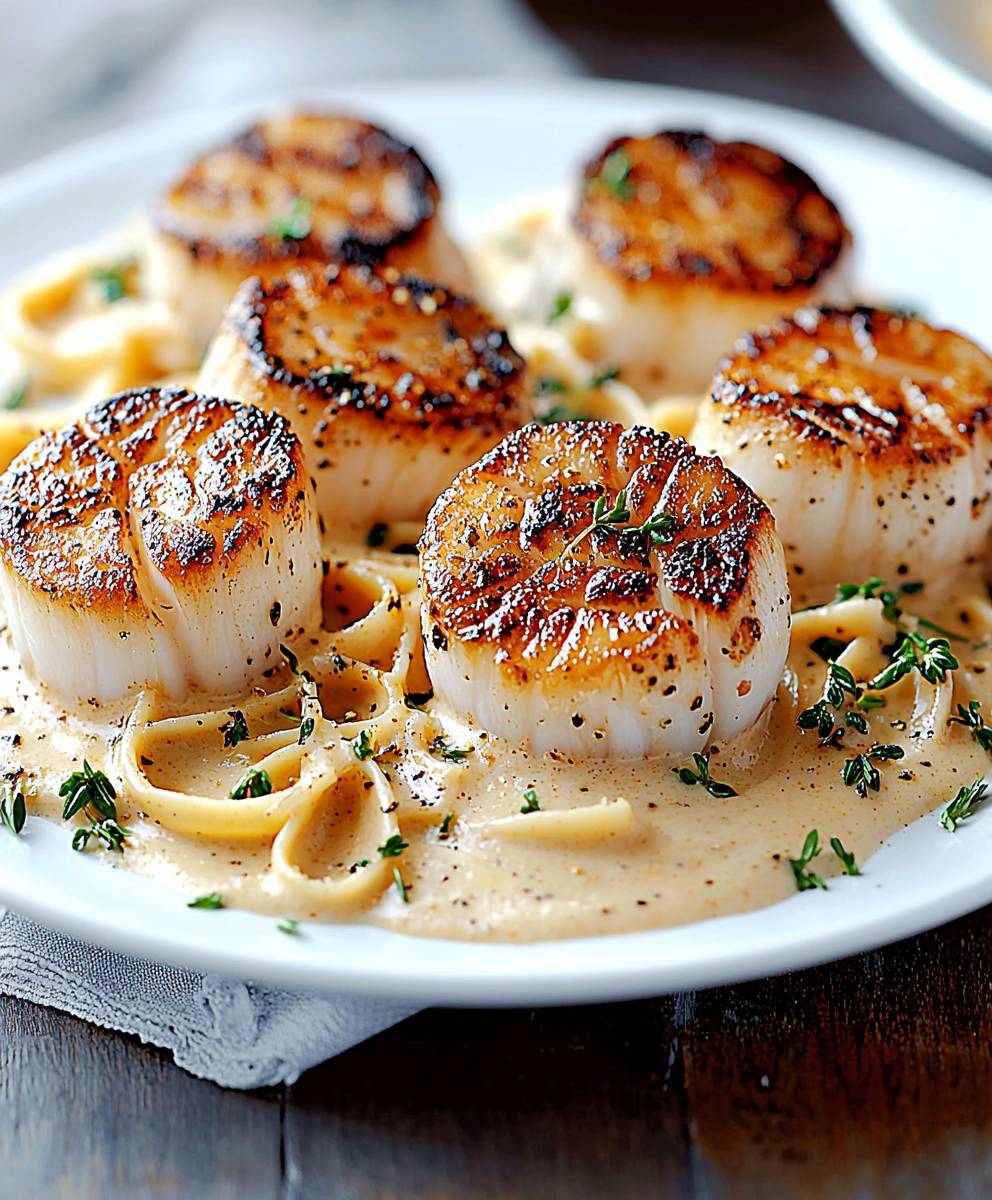 Easy Scallops in Cream Sauce