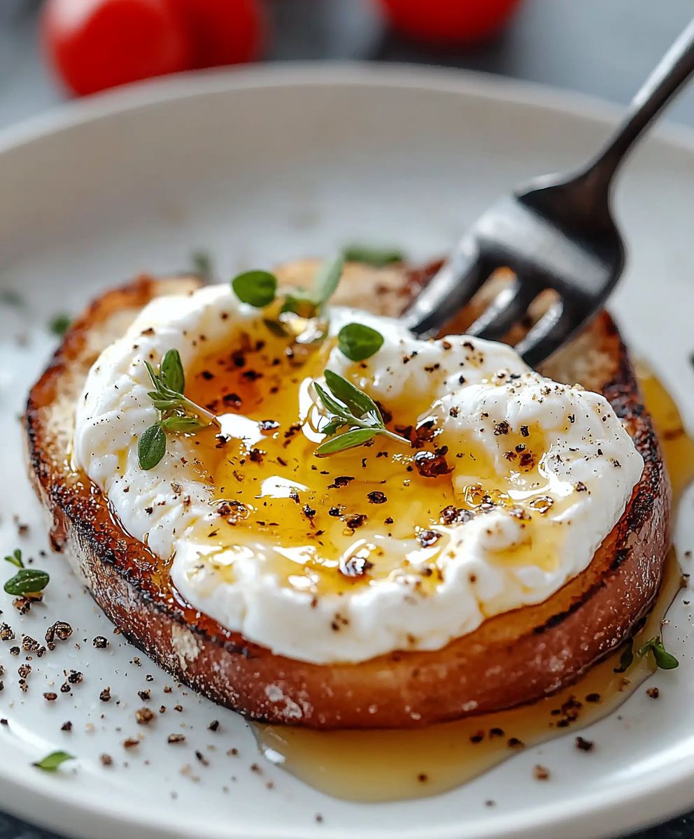 Burrata Appetizer with Honey