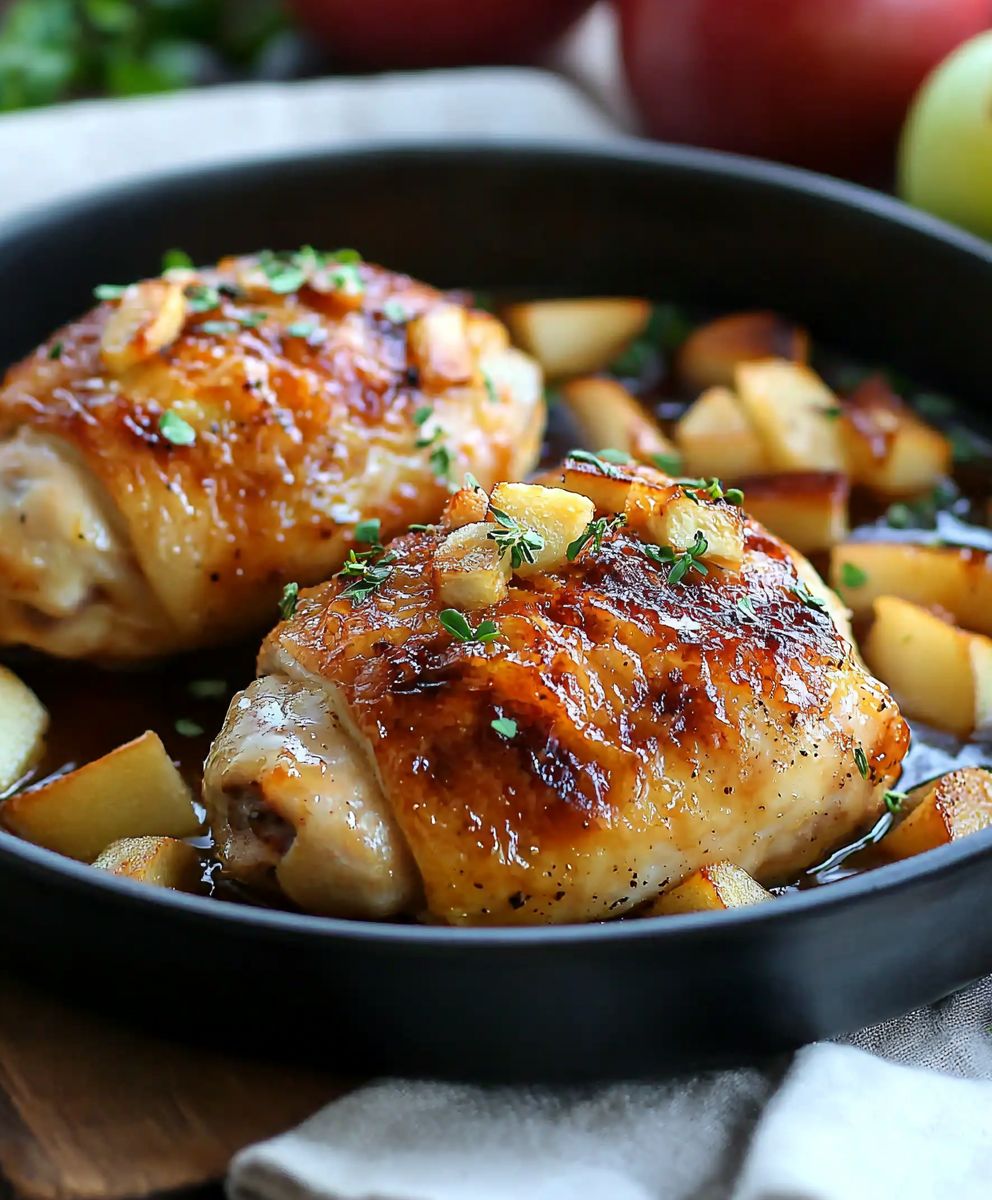 Apple Brie Stuffed Chicken