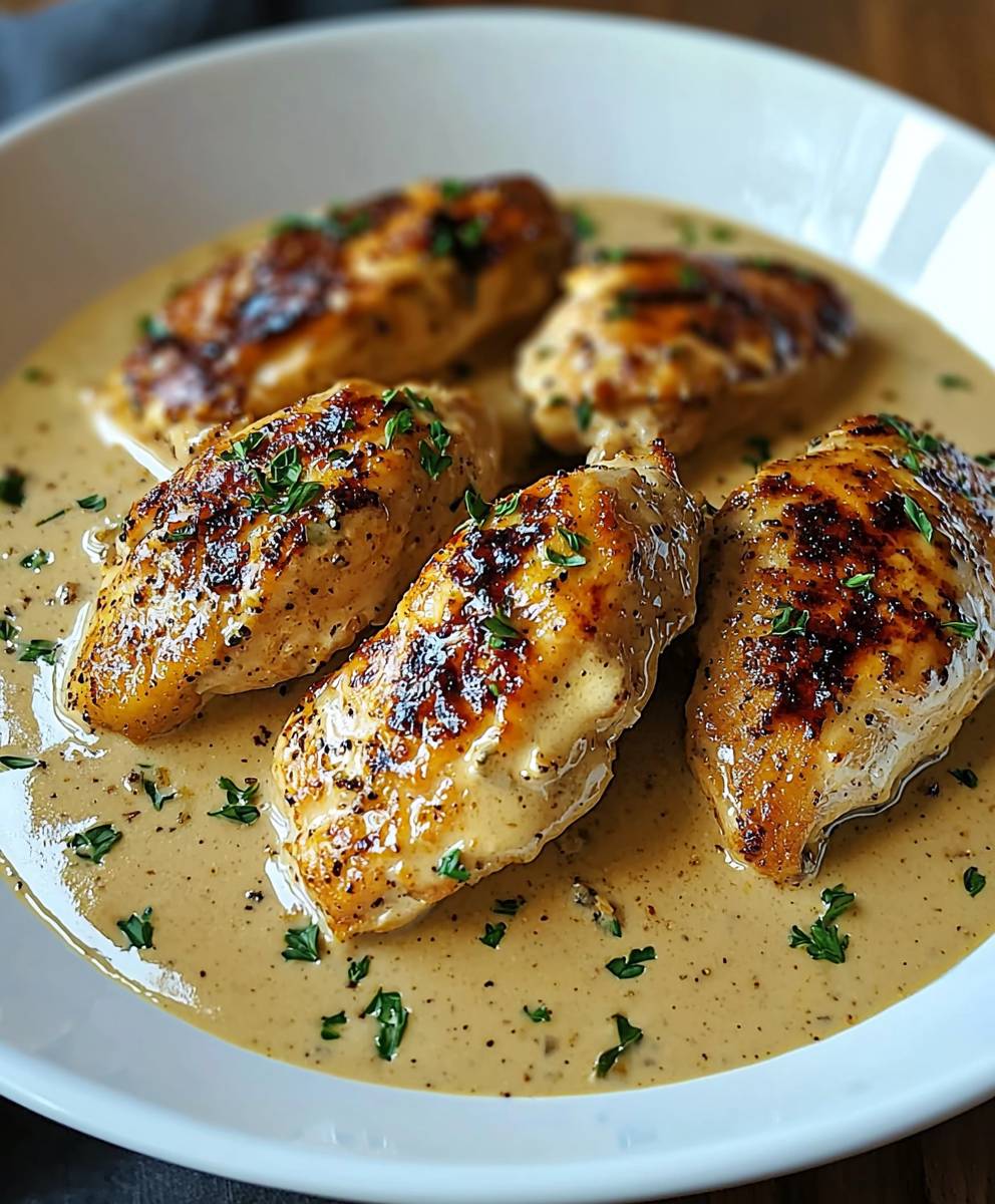 Irish Chicken Whiskey Cream Sauce