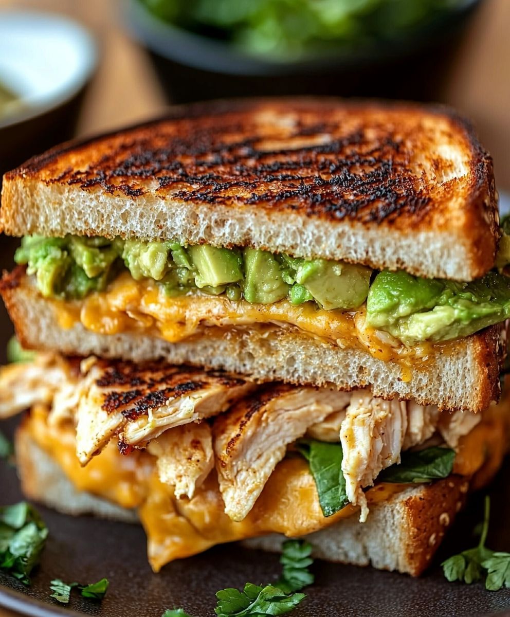 Chicken Avocado Melt Sandwich