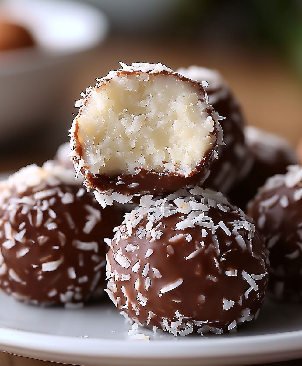 Almond Joy Coconut Bites