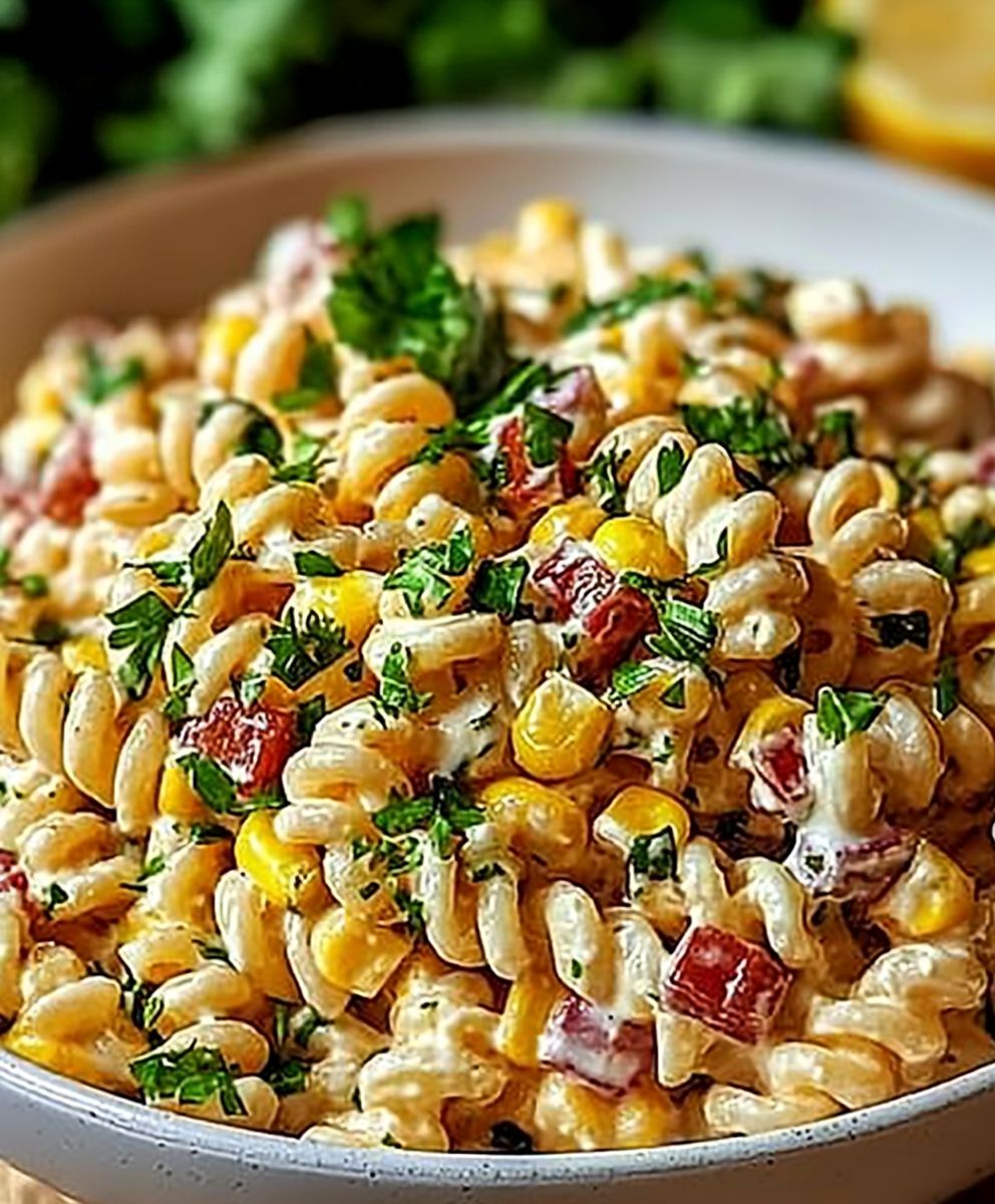 Mexican Street Corn Pasta Salad