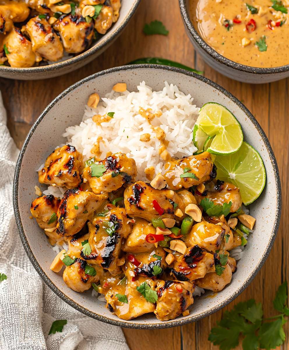 Thai Peanut Chicken Dish