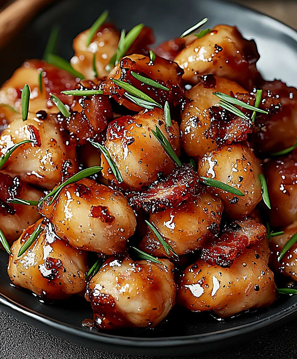 Maple Glazed Bacon Chicken