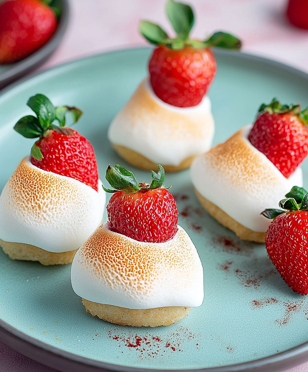 Toasted Marshmallow Strawberries