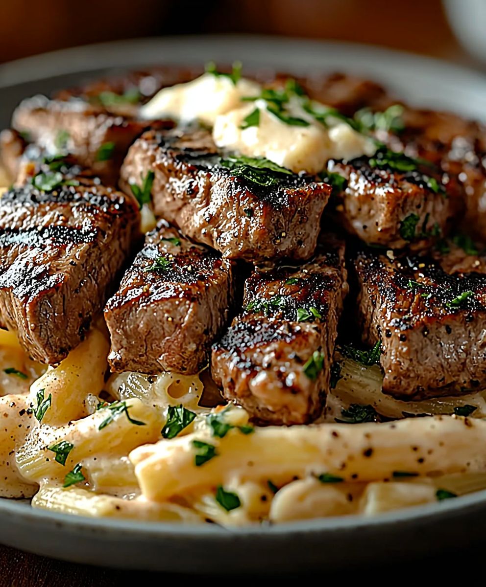 Creamy Steak Pasta Dinner