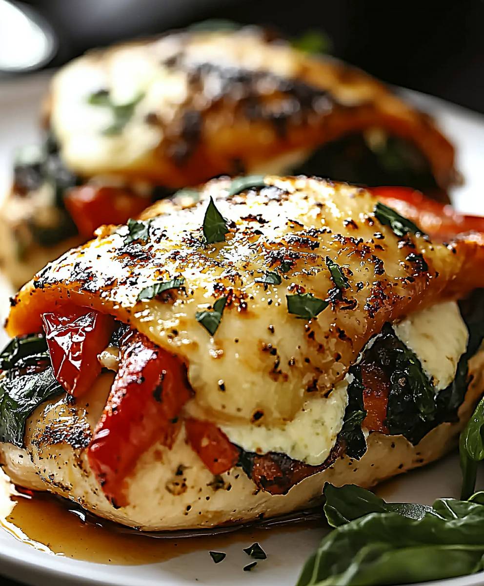 Stuffed Chicken with Spinach