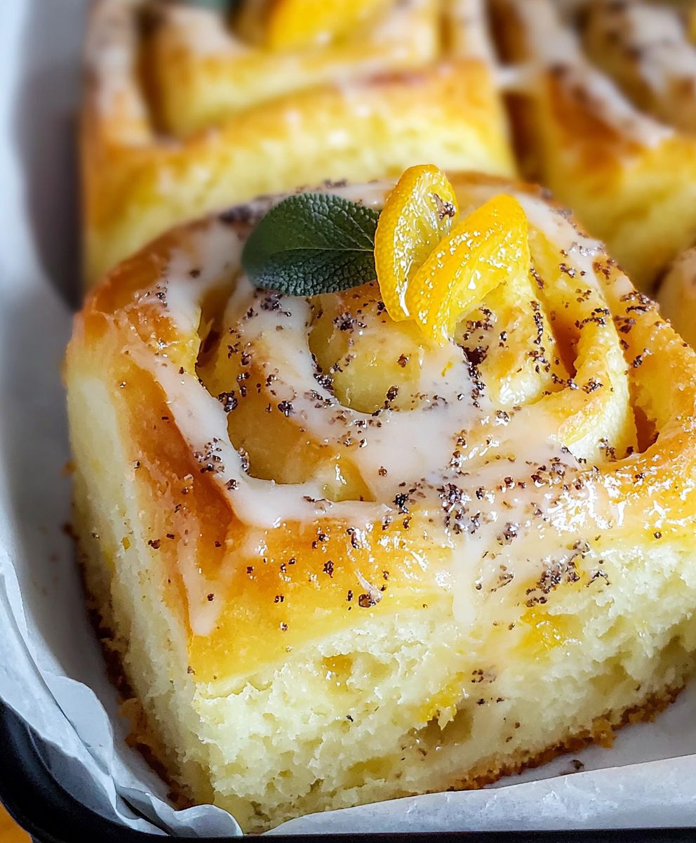 Lemon Rolls Dessert