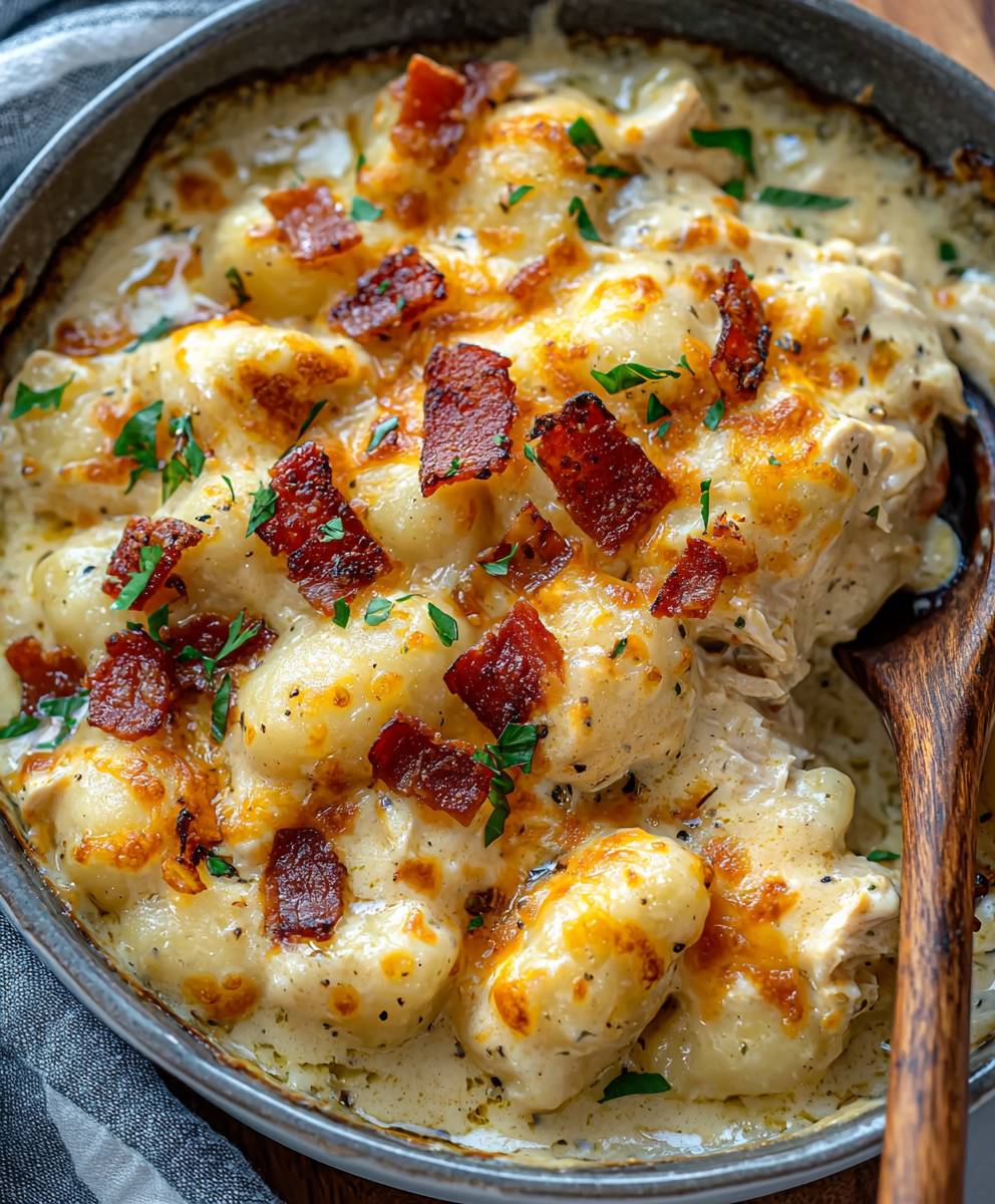 Creamy Crack Chicken Gnocchi