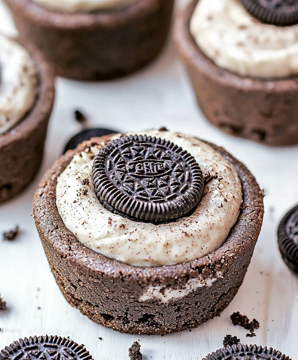 Oreo Cheesecake Cookie Cups