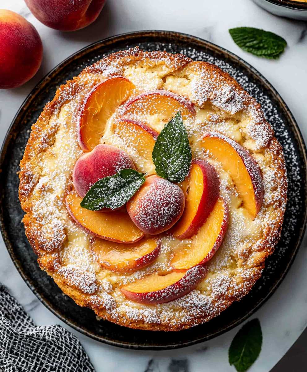 Fresh Peach Dessert