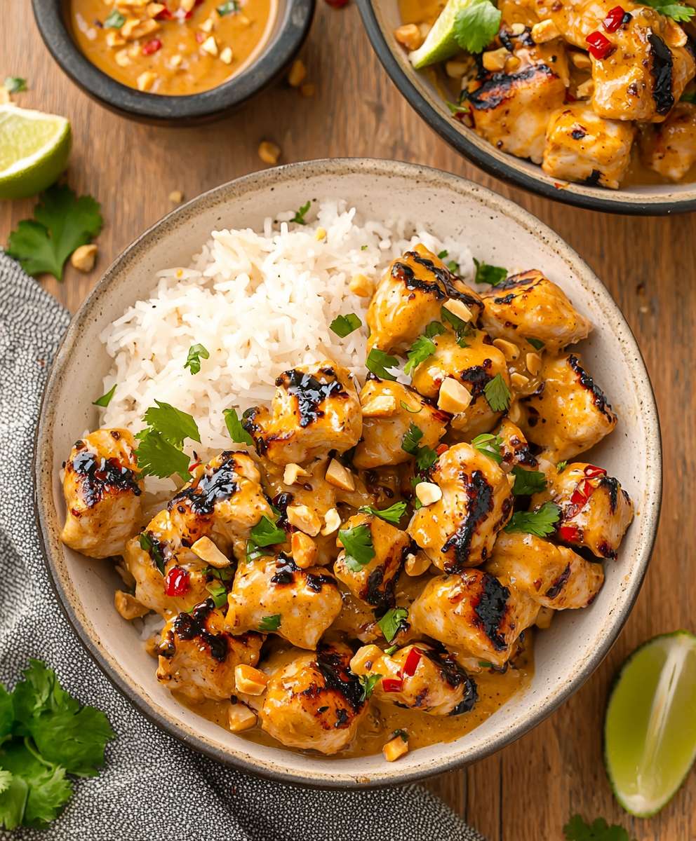 Thai Peanut Chicken Dish