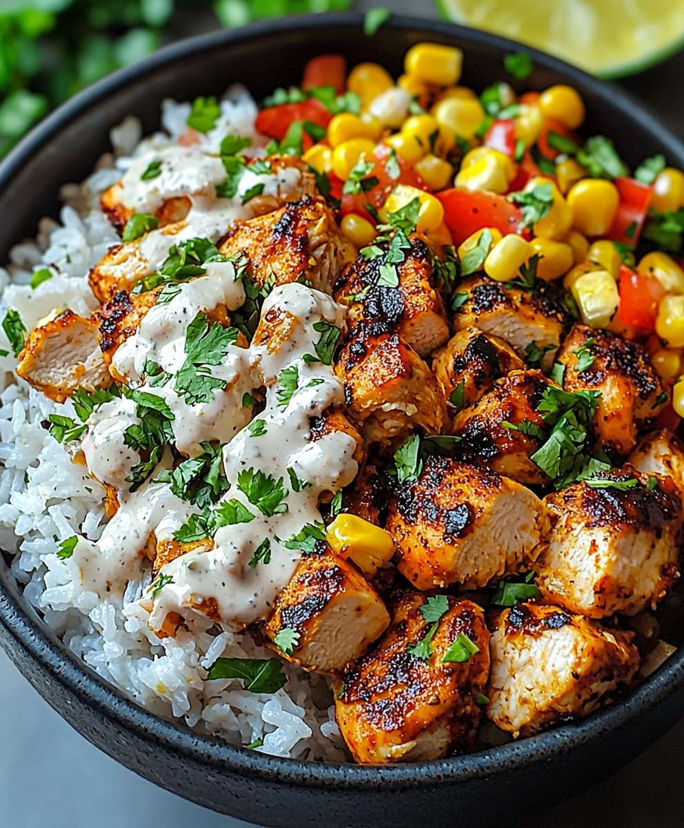 Mexican Street Corn Chicken Bowl