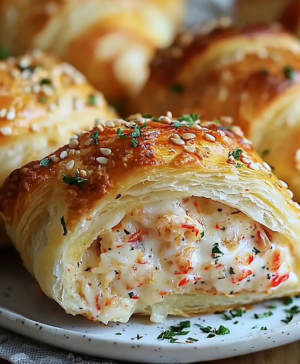 Crab Cheese Crescent Rolls