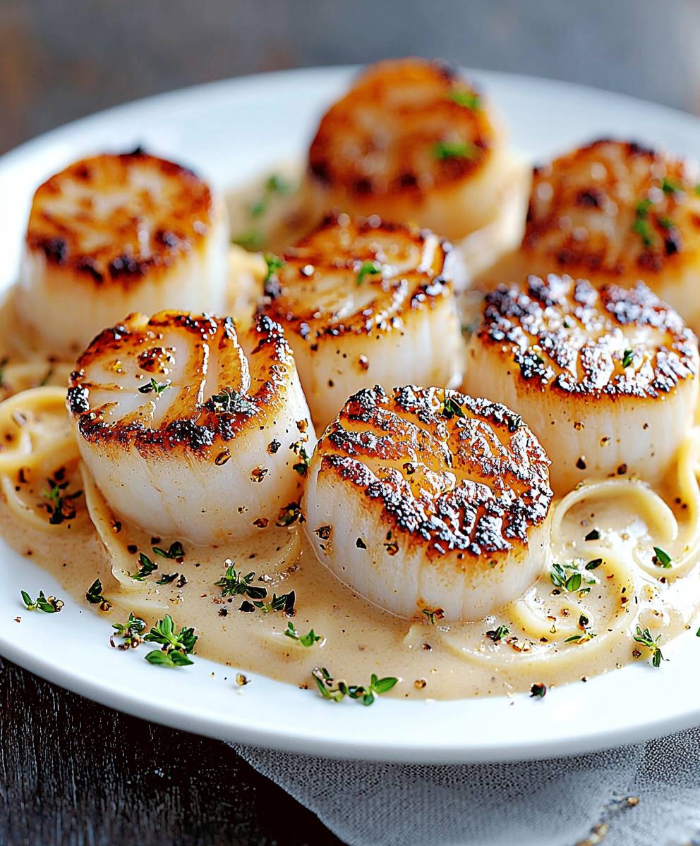 Easy Scallops in Cream Sauce