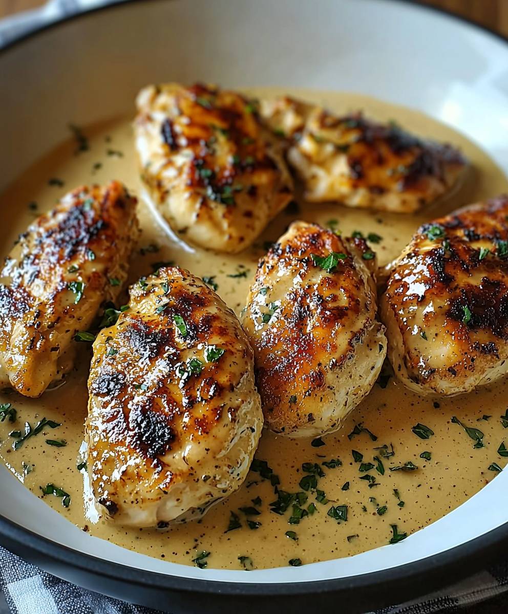 Irish Chicken Whiskey Cream Sauce
