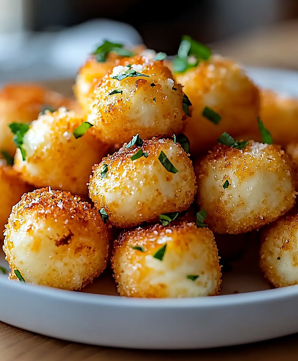 Cheesy Parmesan Mozzarella Bites