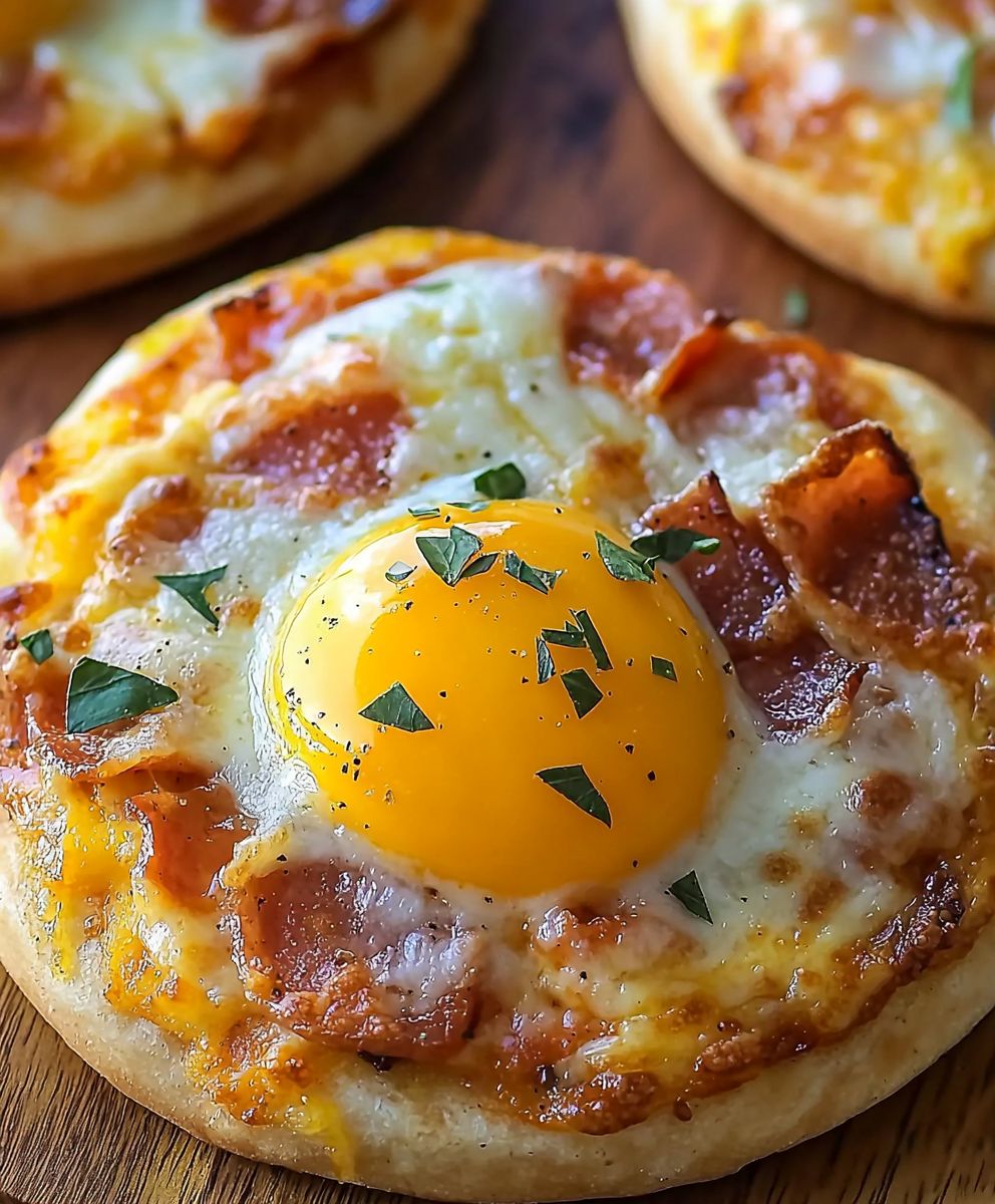 English Muffin Breakfast Pizza