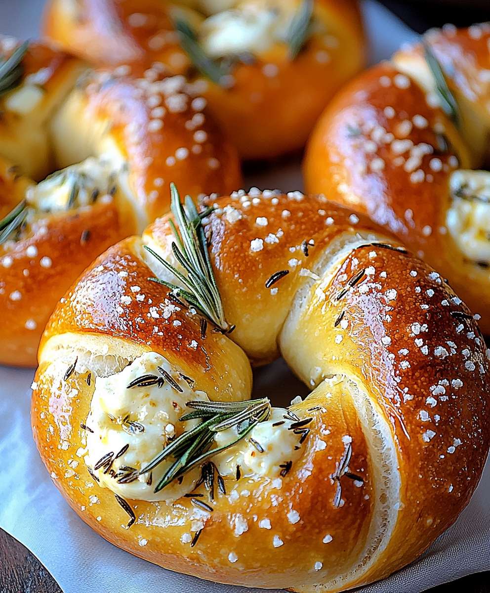 Mozzarella Stuffed Pretzels