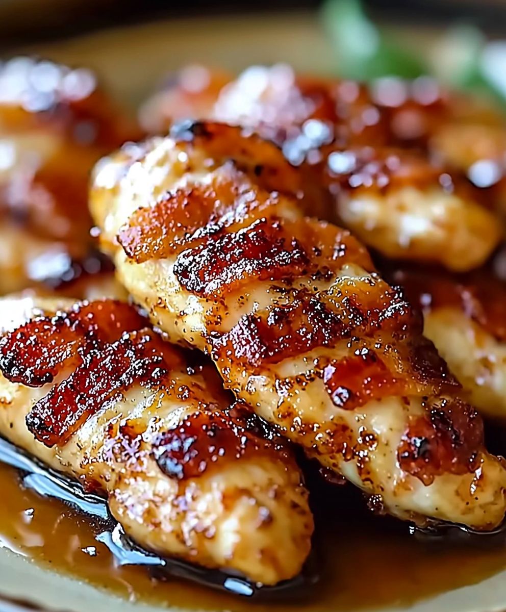 Bacon Brown Sugar Chicken Tenders