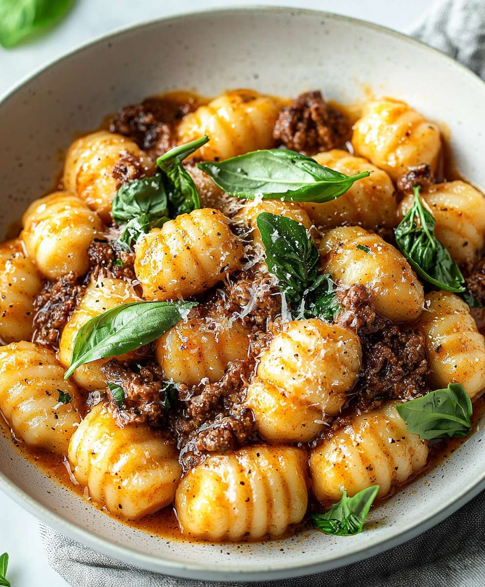 Creamy Salmon Gnocchi Dish