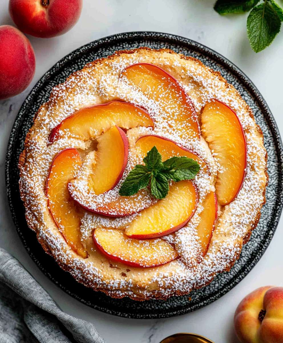 Fresh Peach Dessert