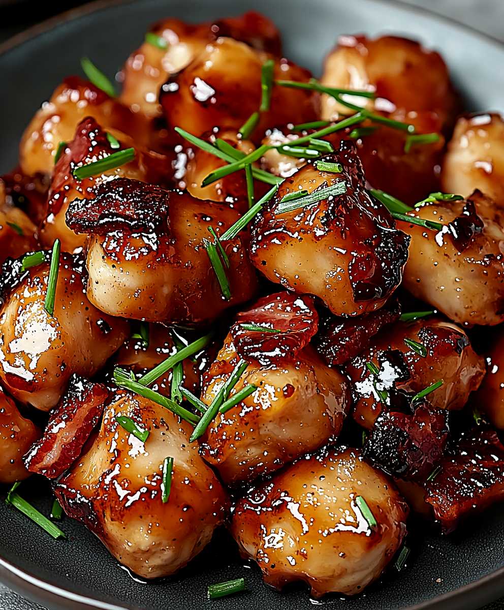 Maple Glazed Bacon Chicken