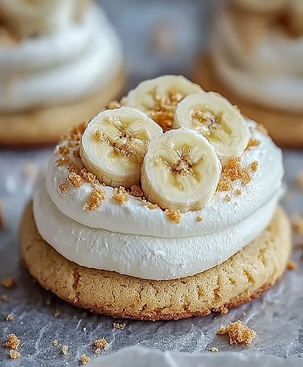 Banana Cream Pie Cookies