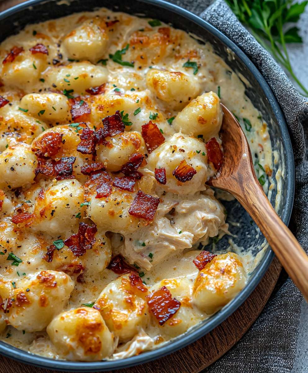 Creamy Crack Chicken Gnocchi