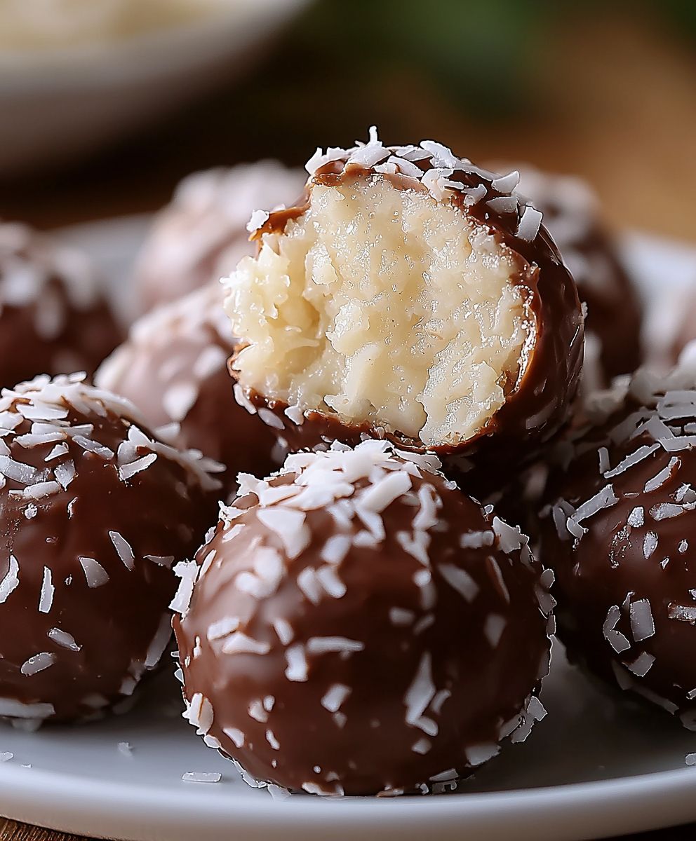 Almond Joy Coconut Bites