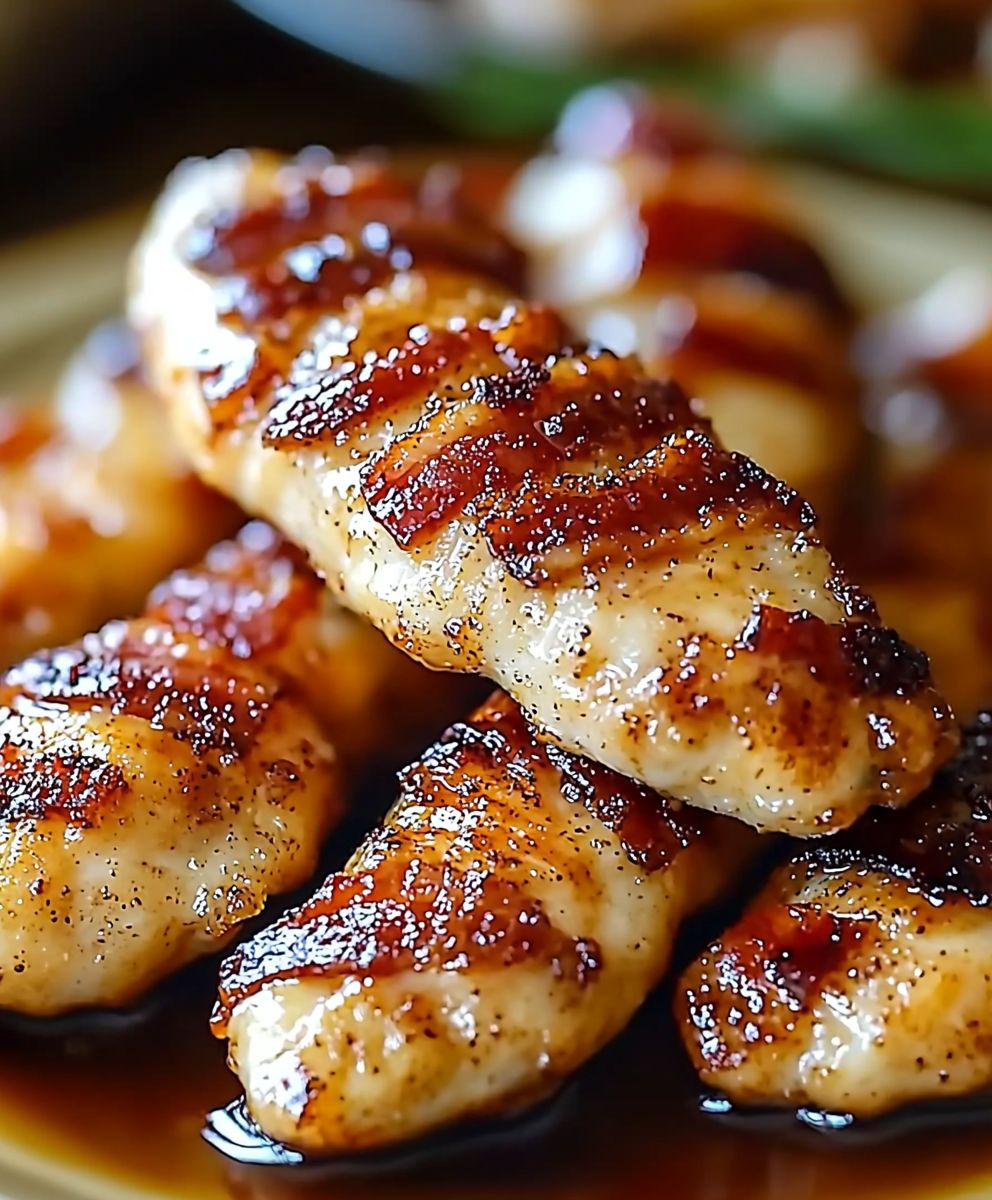 Bacon Brown Sugar Chicken Tenders