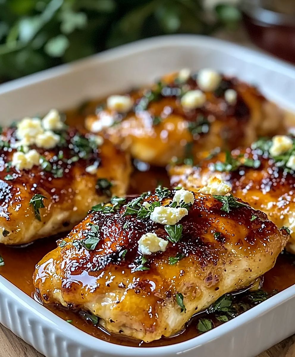 Hot Honey Feta Chicken