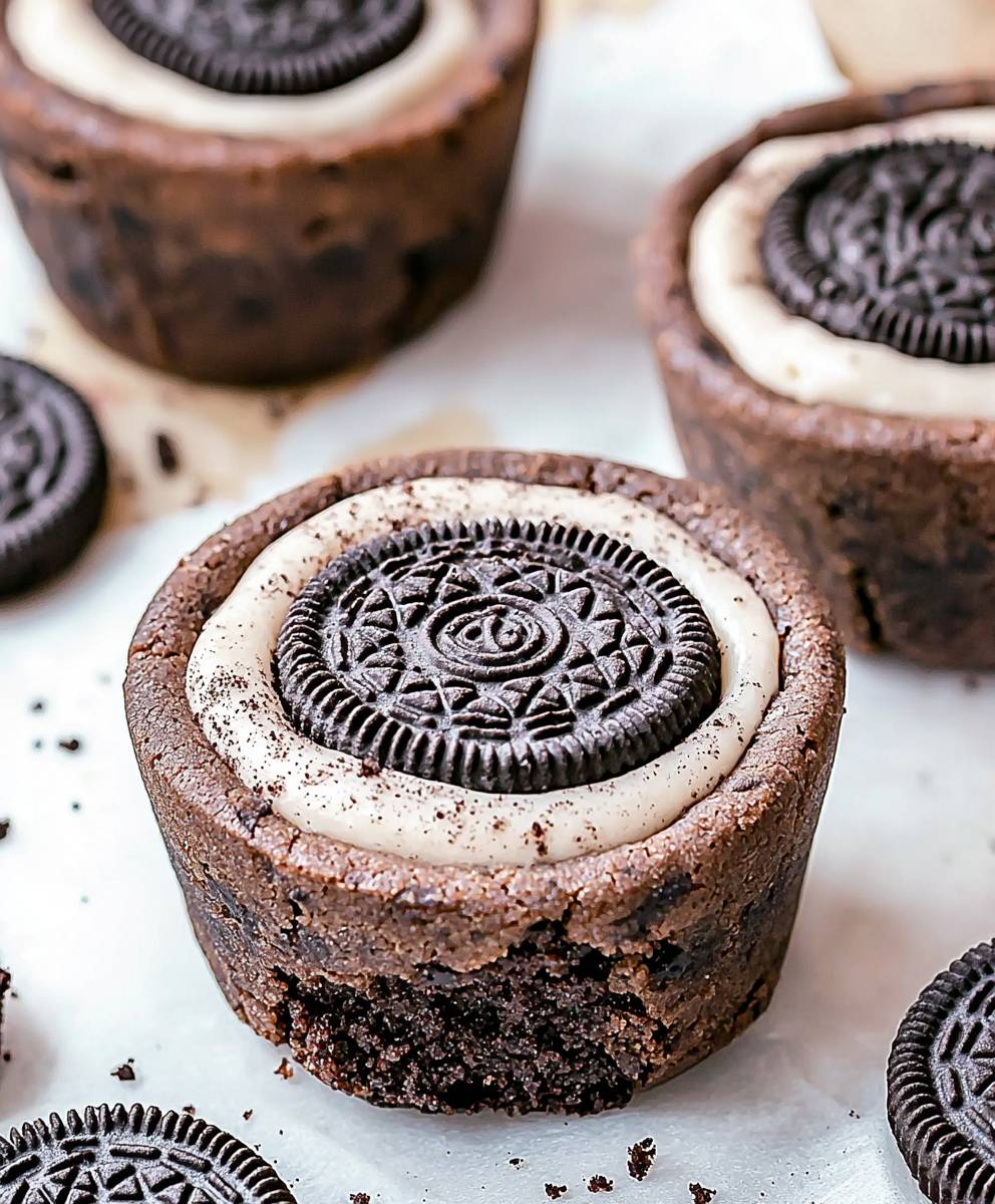 Oreo Cheesecake Cookie Cups