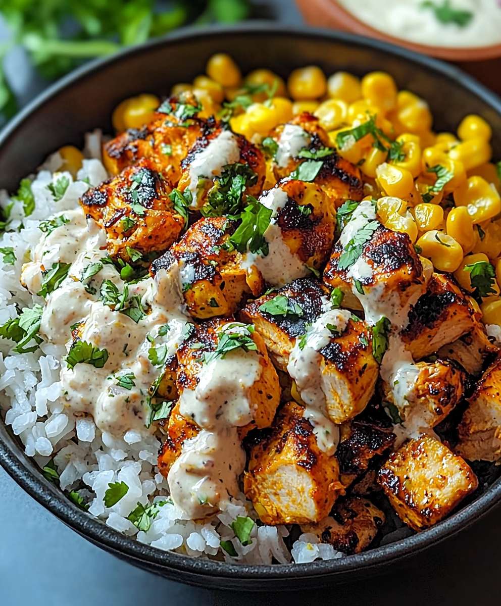 Mexican Street Corn Chicken Bowl