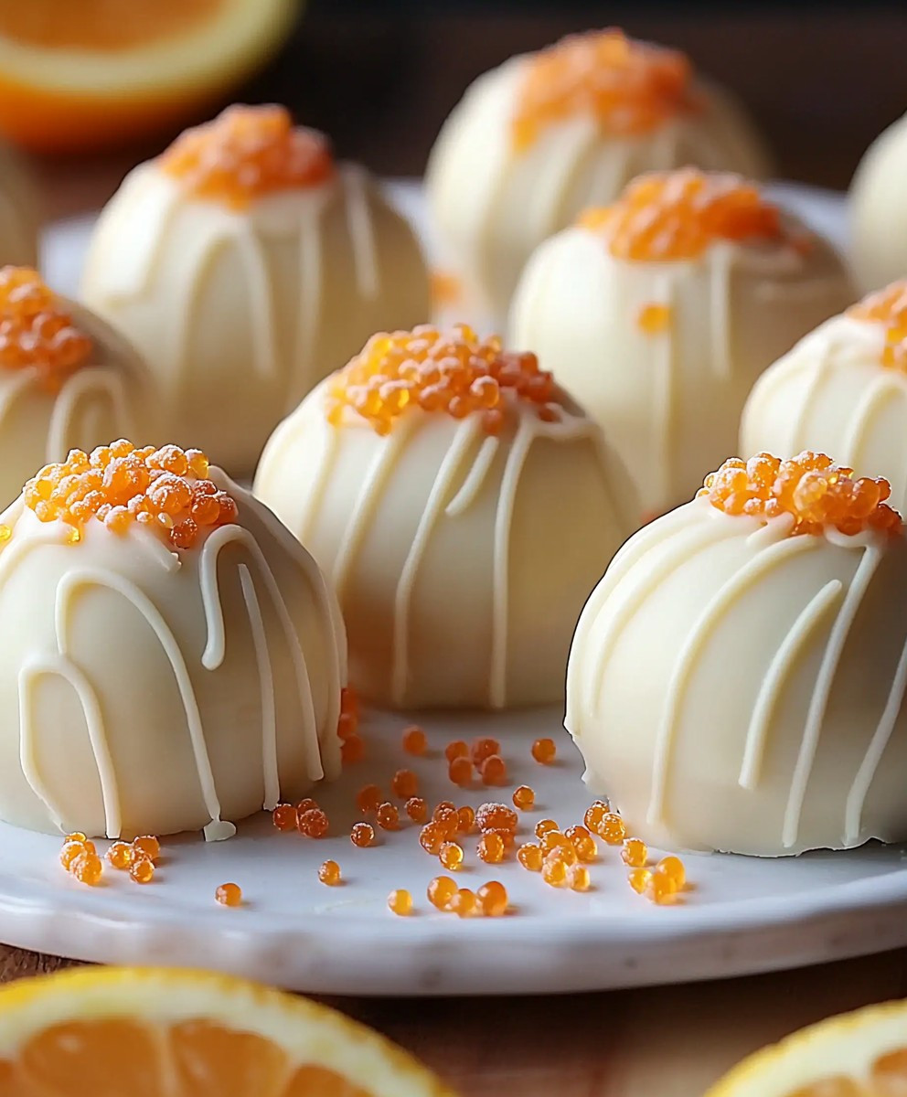 Creamsicle Truffles