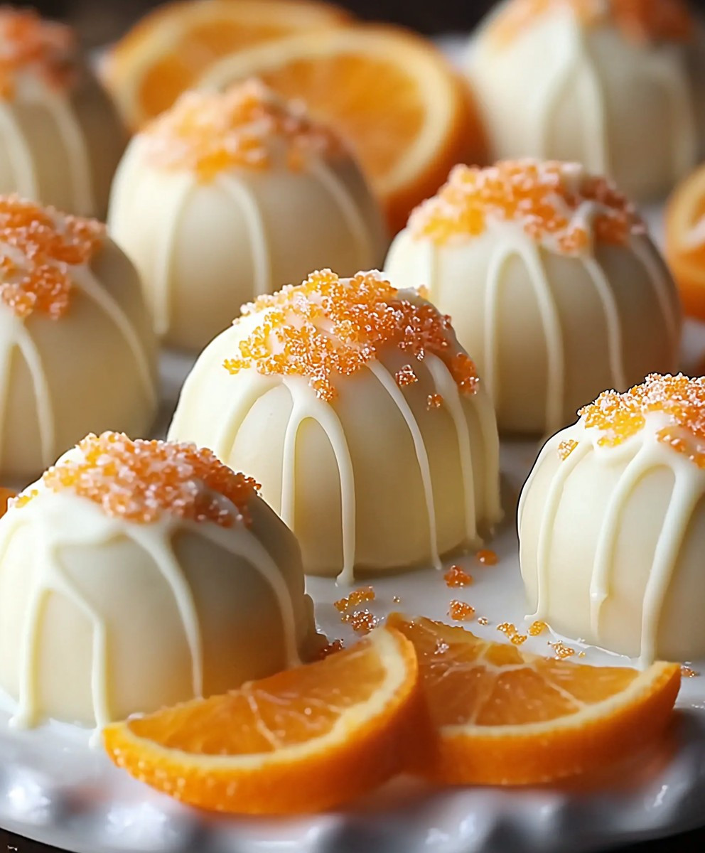 Creamsicle Truffles