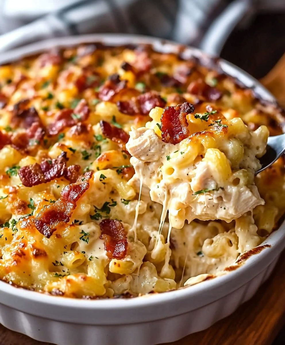 Chicken Bacon Ranch Casserole