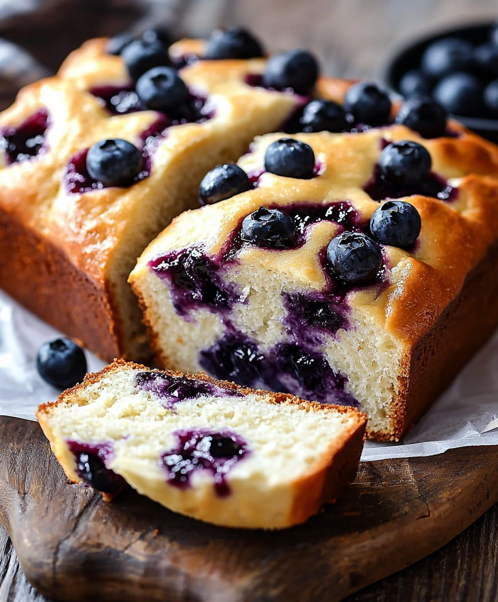 Blueberry Cream Cheese Bread