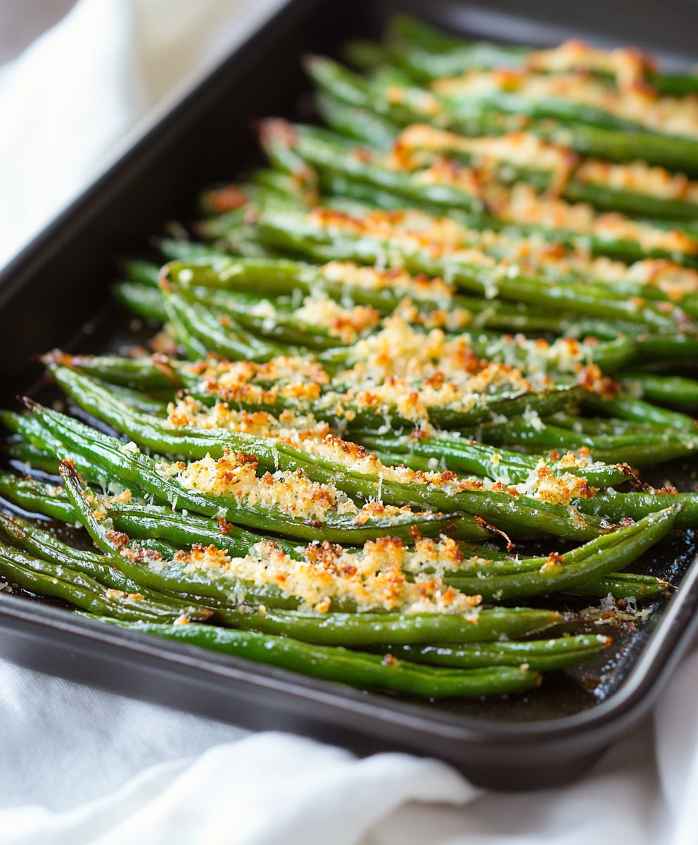 Roasted Parmesan Green Beans