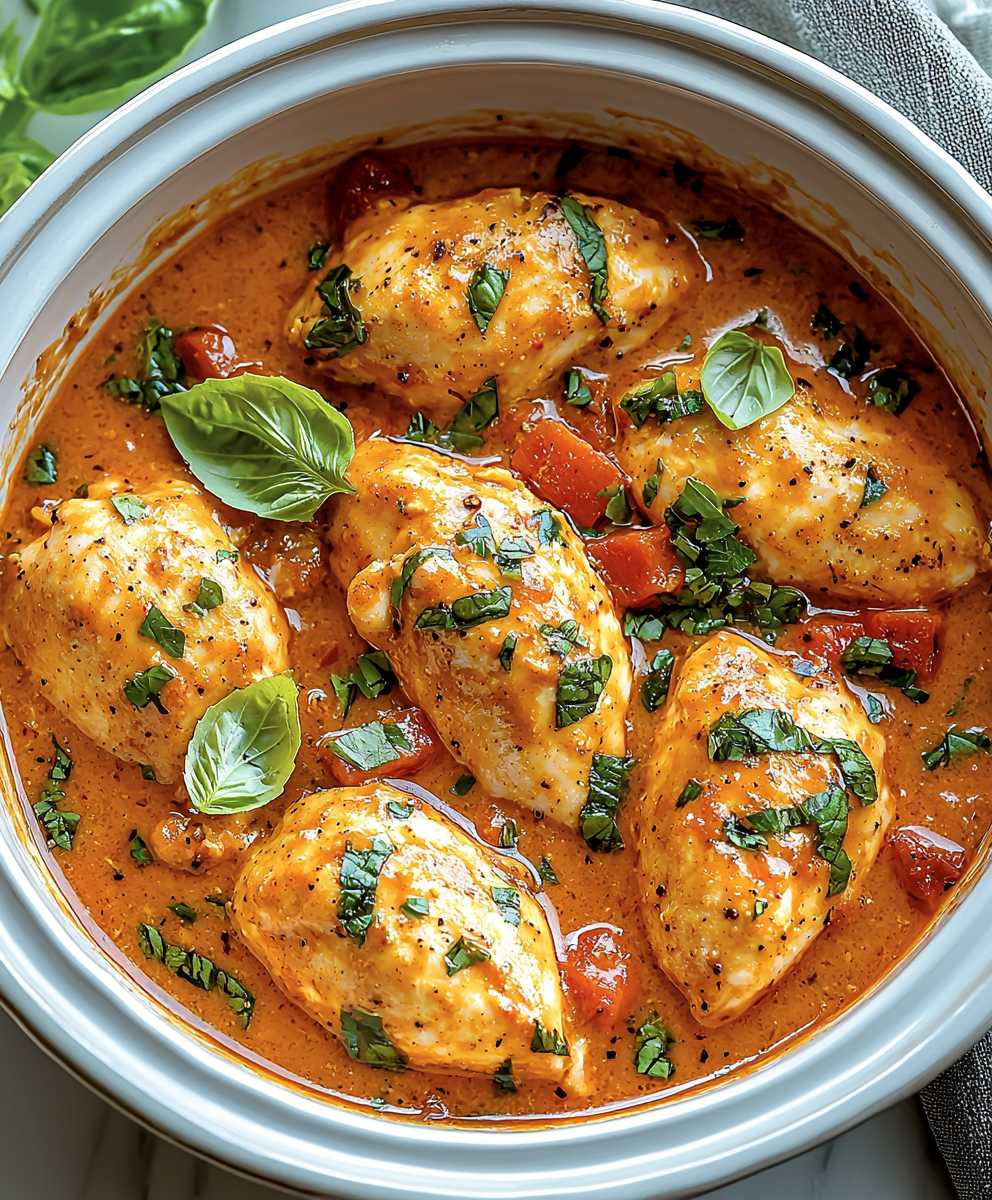 Thai Peanut Chicken Crockpot