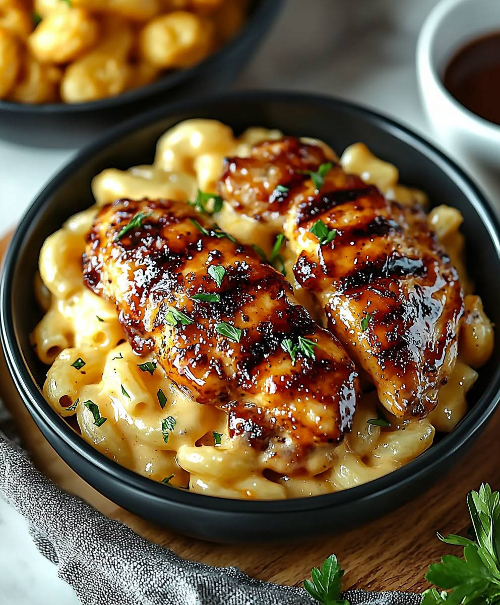 Honey Pepper Chicken Macaroni Cheese