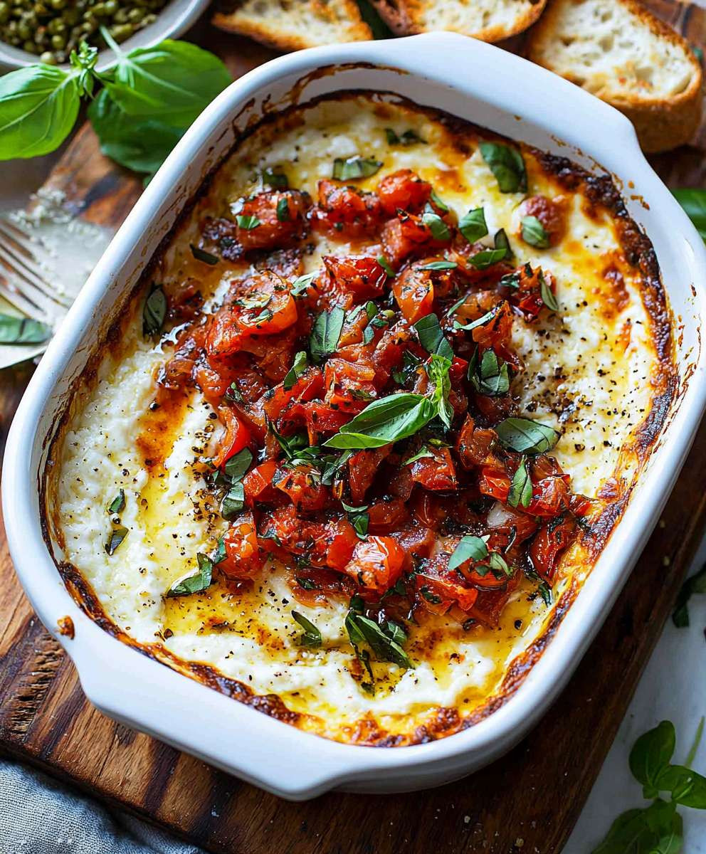 Baked Goat Cheese Dip
